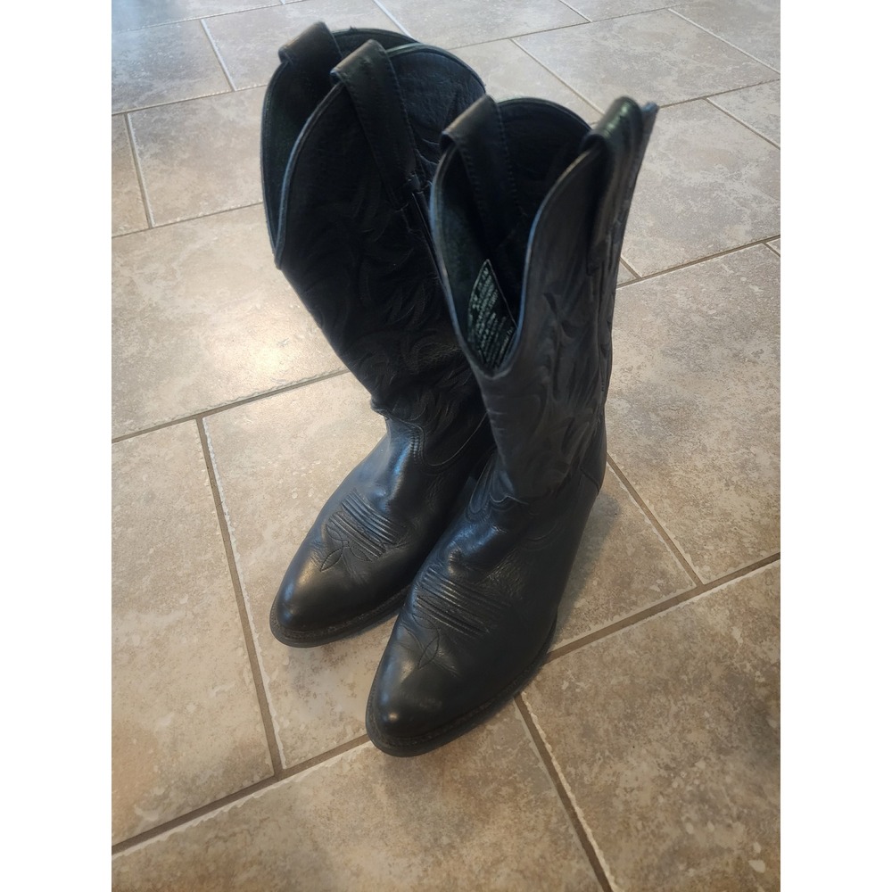 Ariat Mens Heritage R Toe Western Cowboy Boots Black Leather 34770 Size 9 D